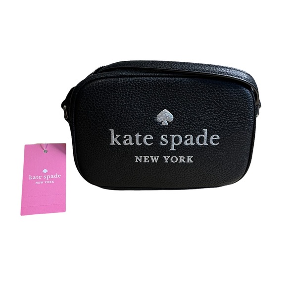 NWT Kate Spade New York Glitter On Mini Camera Embossed Leather Crossbody Bag - Picture 6 of 12